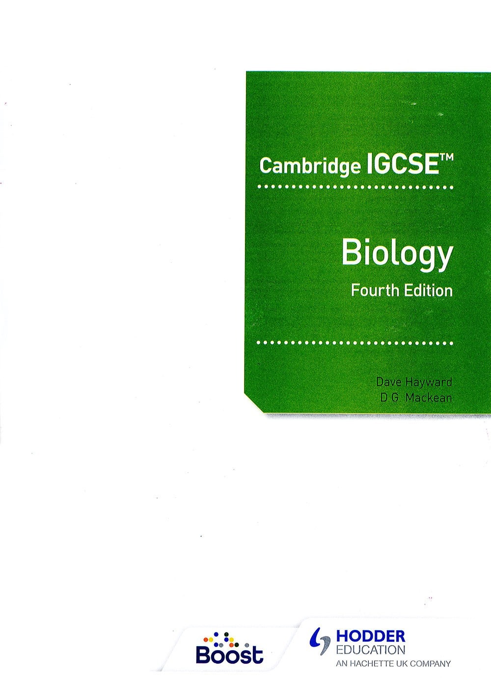 Sách Hodder Cambridge IGCSE Biology Fourth Edition - Gia Sư Tiếng Anh ...