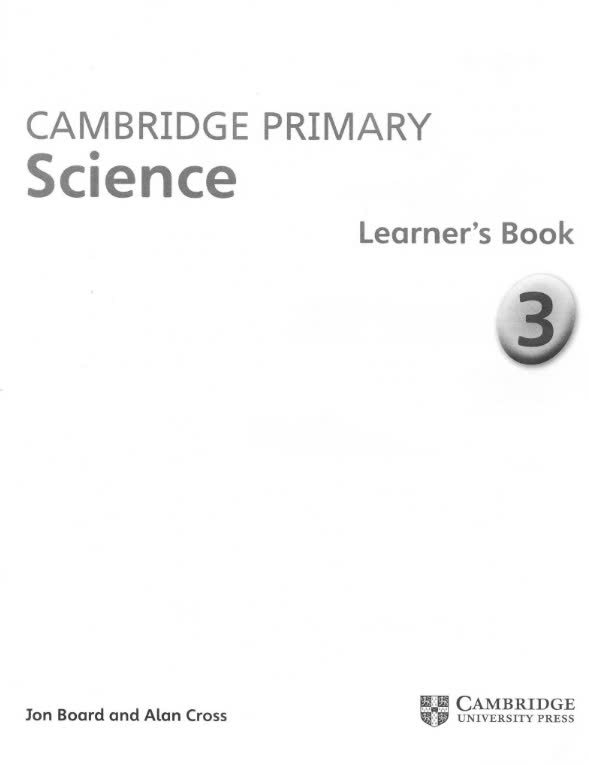 Sách Cambridge Primary Science 3 Learner’s Book (1st Edition) Sách Cambridge Primary Science 3 Learner’s Book (1st Edition)